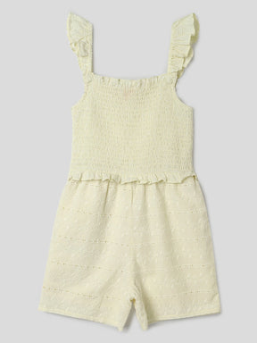 Smocked Lime Romper