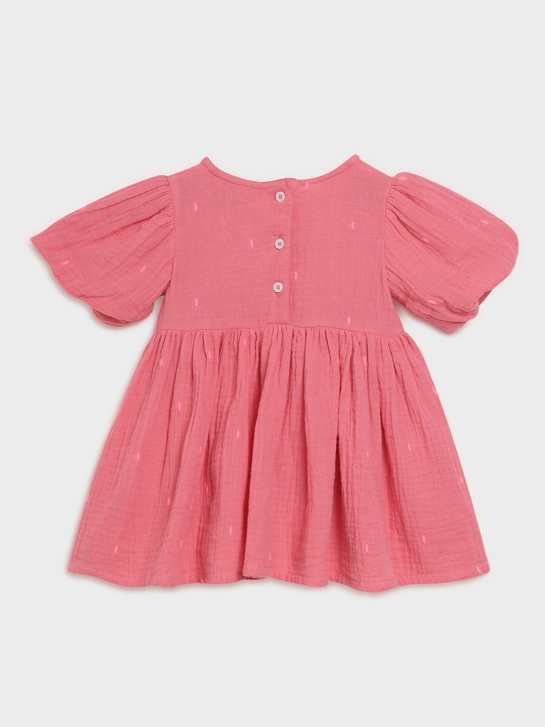 Pink Muslin Dress