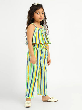 Summer Camp Stripe Cotton Co Ord Set