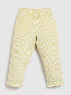 Buttercup Stripe Cotton Top & Pants Pyjama Set