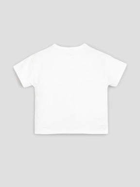 Jumping Girraffe Embroidered Cotton Tee