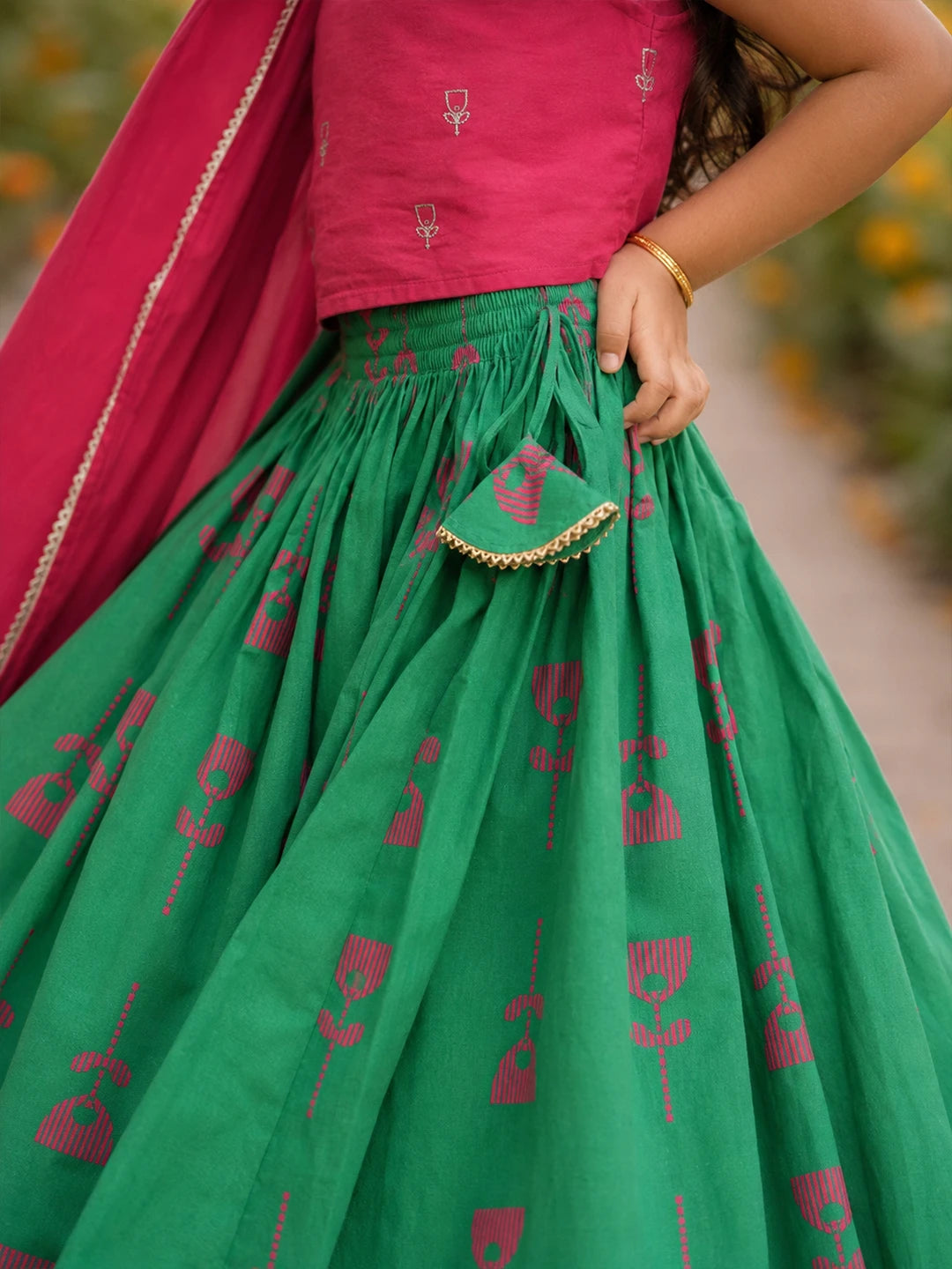Embroidered Lehenga Set