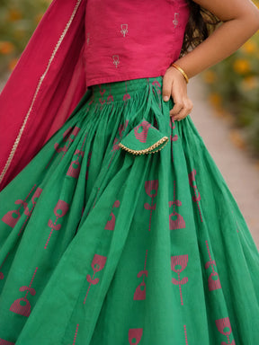 Embroidered Lehenga Set