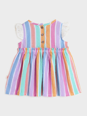 Rainbow A-line Dress
