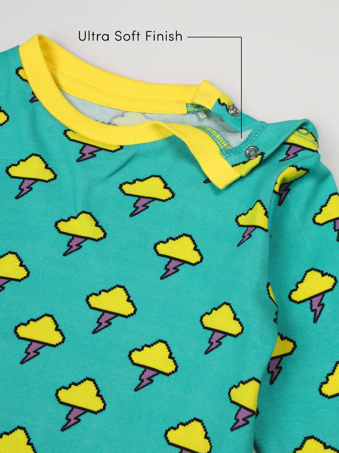Printed Cotton Sleepsuit