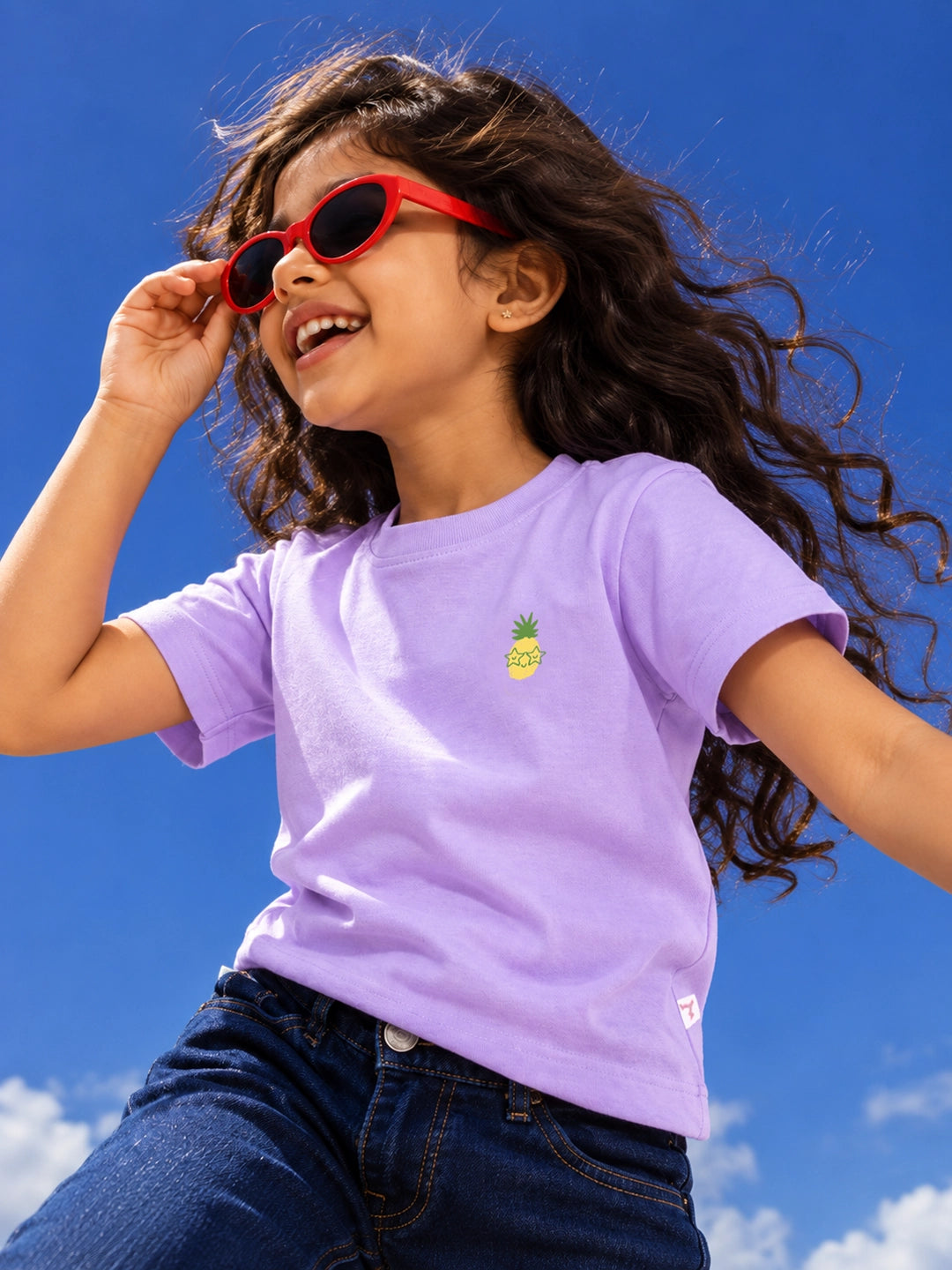 Lilac Pop Girl's T-Shirt