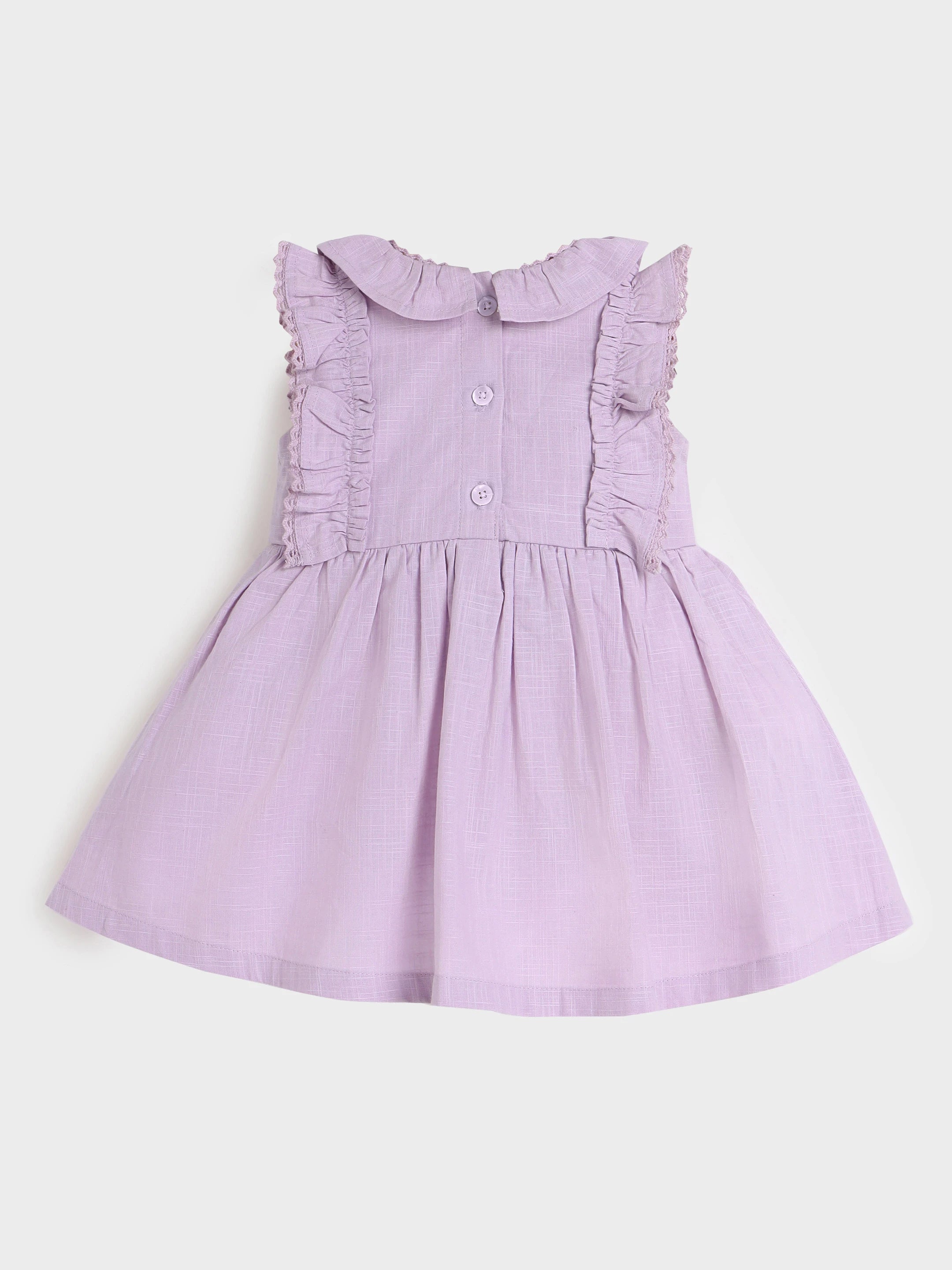 Purple Ruffle Dress
