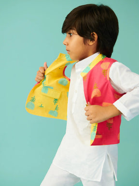 Pushp Reversible Nehru Jacket Somersault