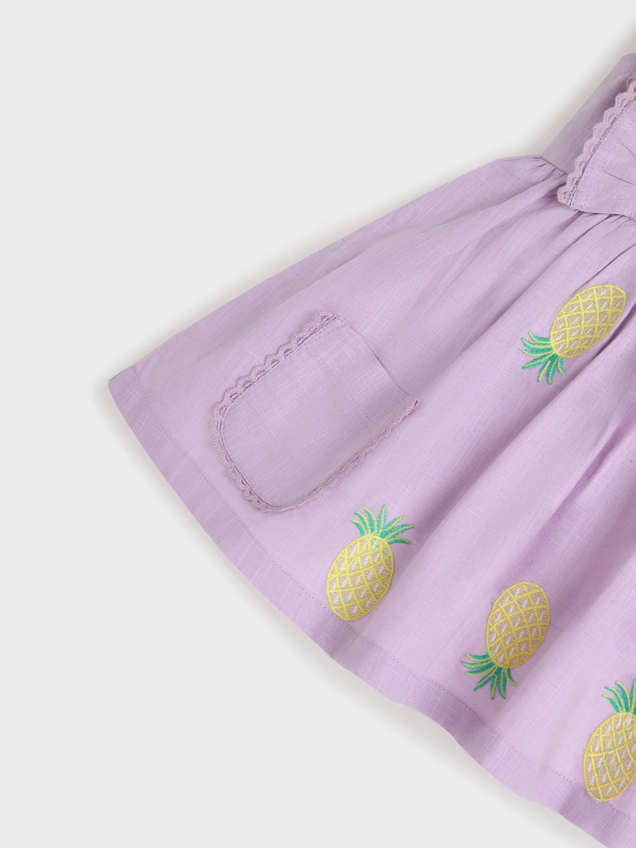 Purple Ruffle Dress