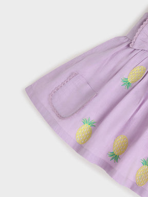 Purple Ruffle Dress