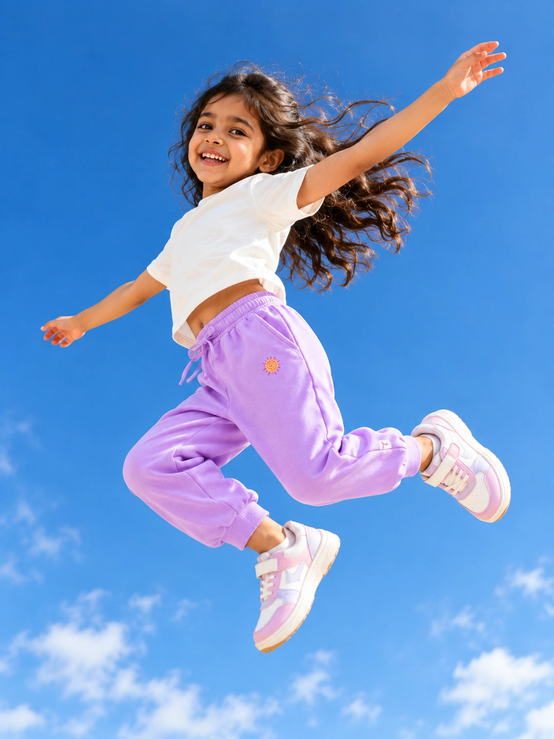 Lilac Pop Girl's Joggers