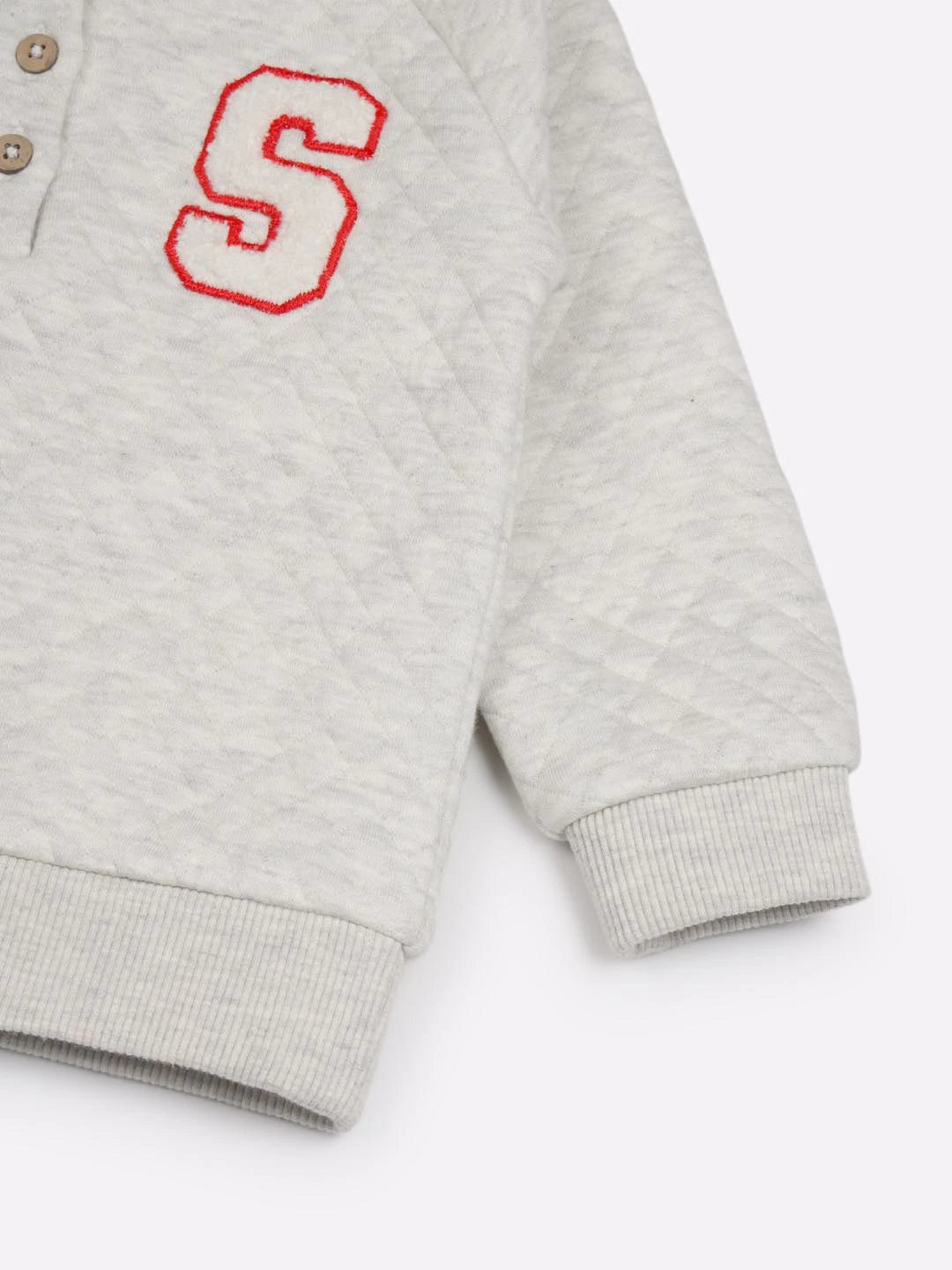 Little Masters Quilted Sweat & Joggers Set
