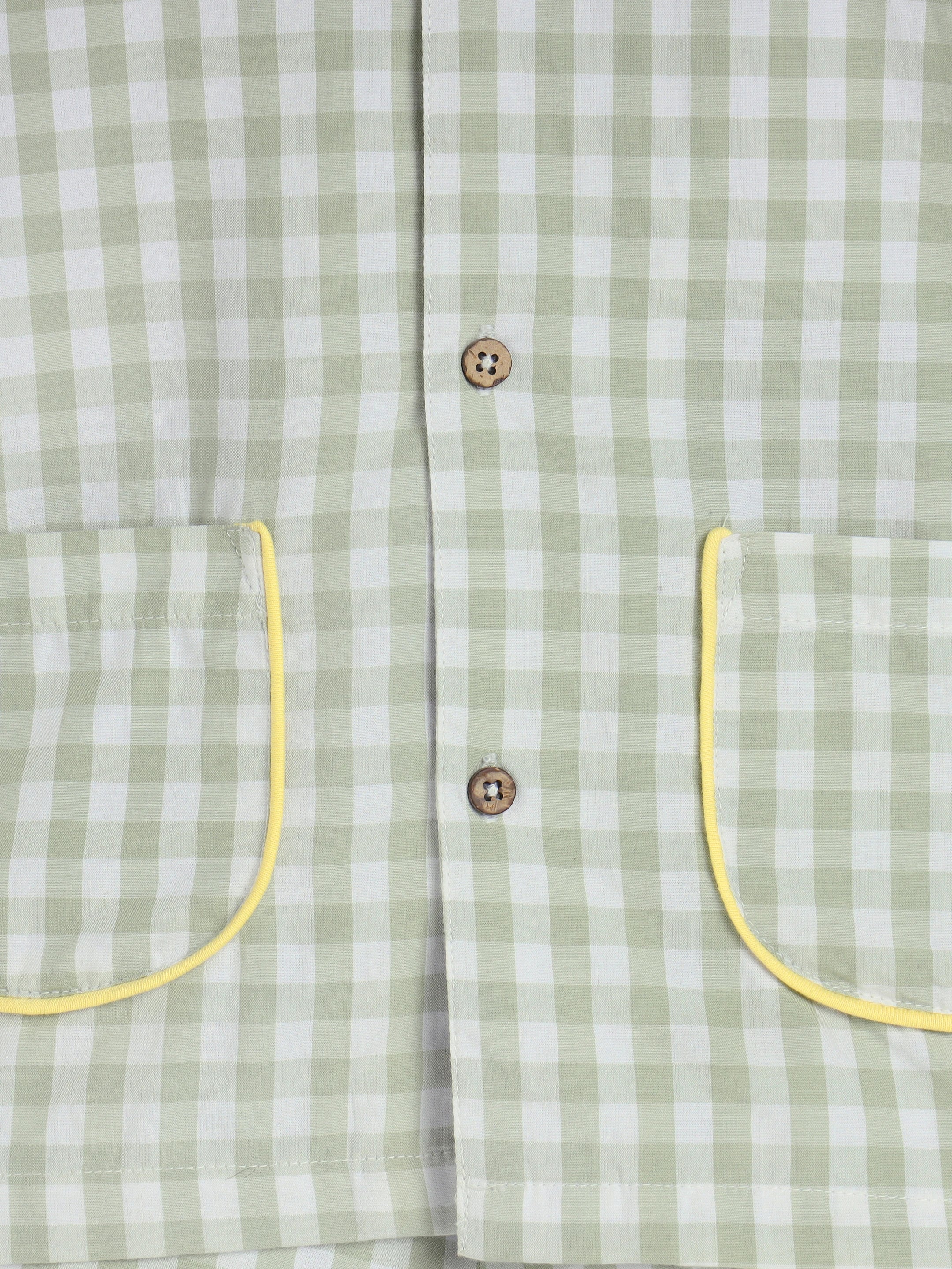 Checkered Green Shirt
