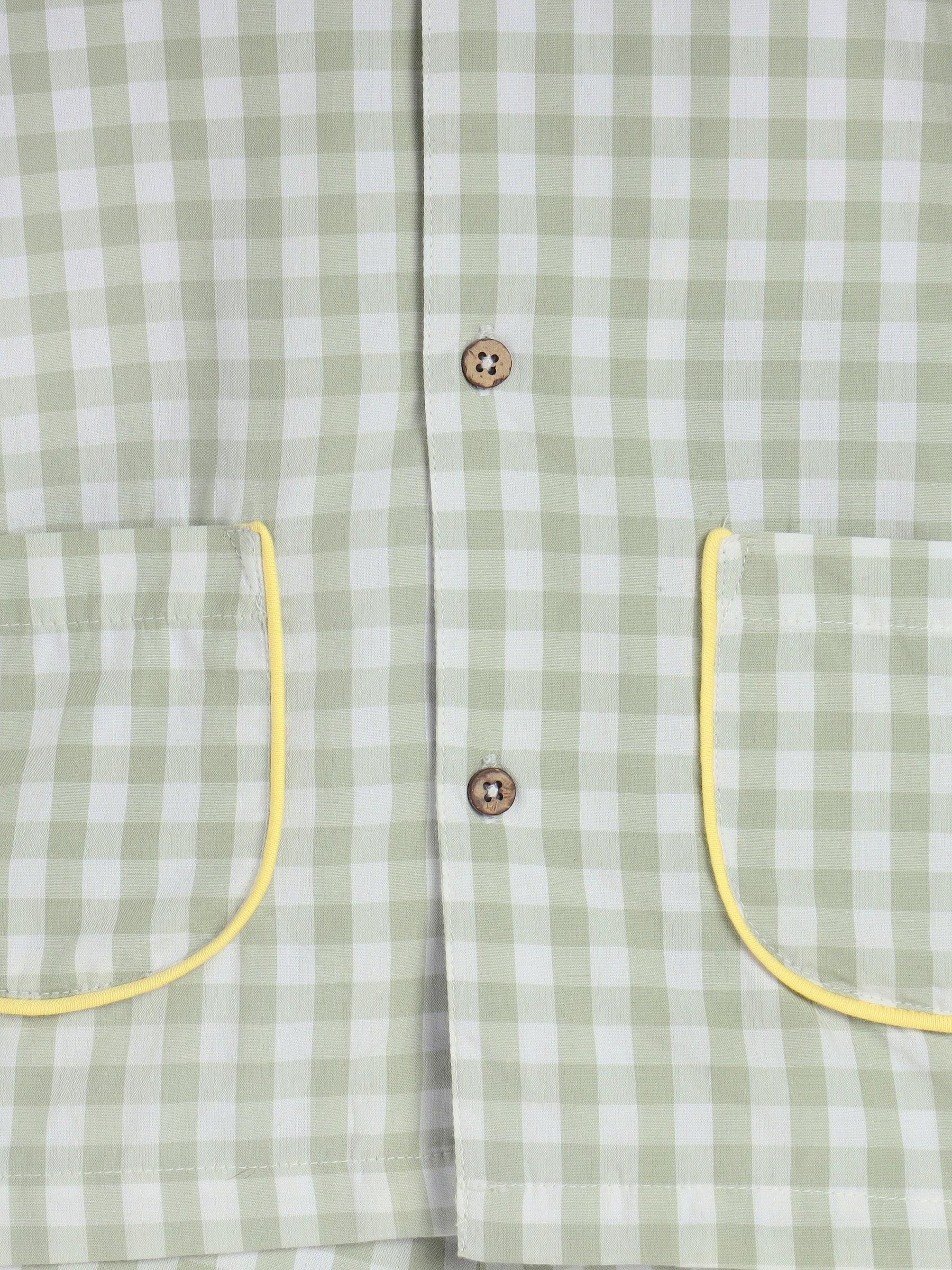 Checkered Green Shirt