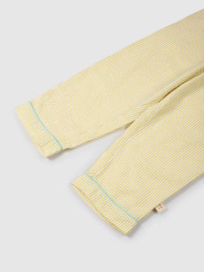 Buttercup Stripe Cotton Top & Pants Pyjama Set