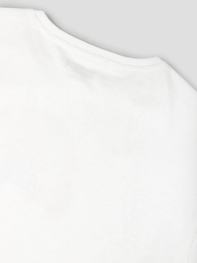 Jumping Girraffe Embroidered Cotton Tee