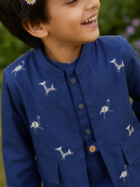 Kurta Pajama Jacket Set