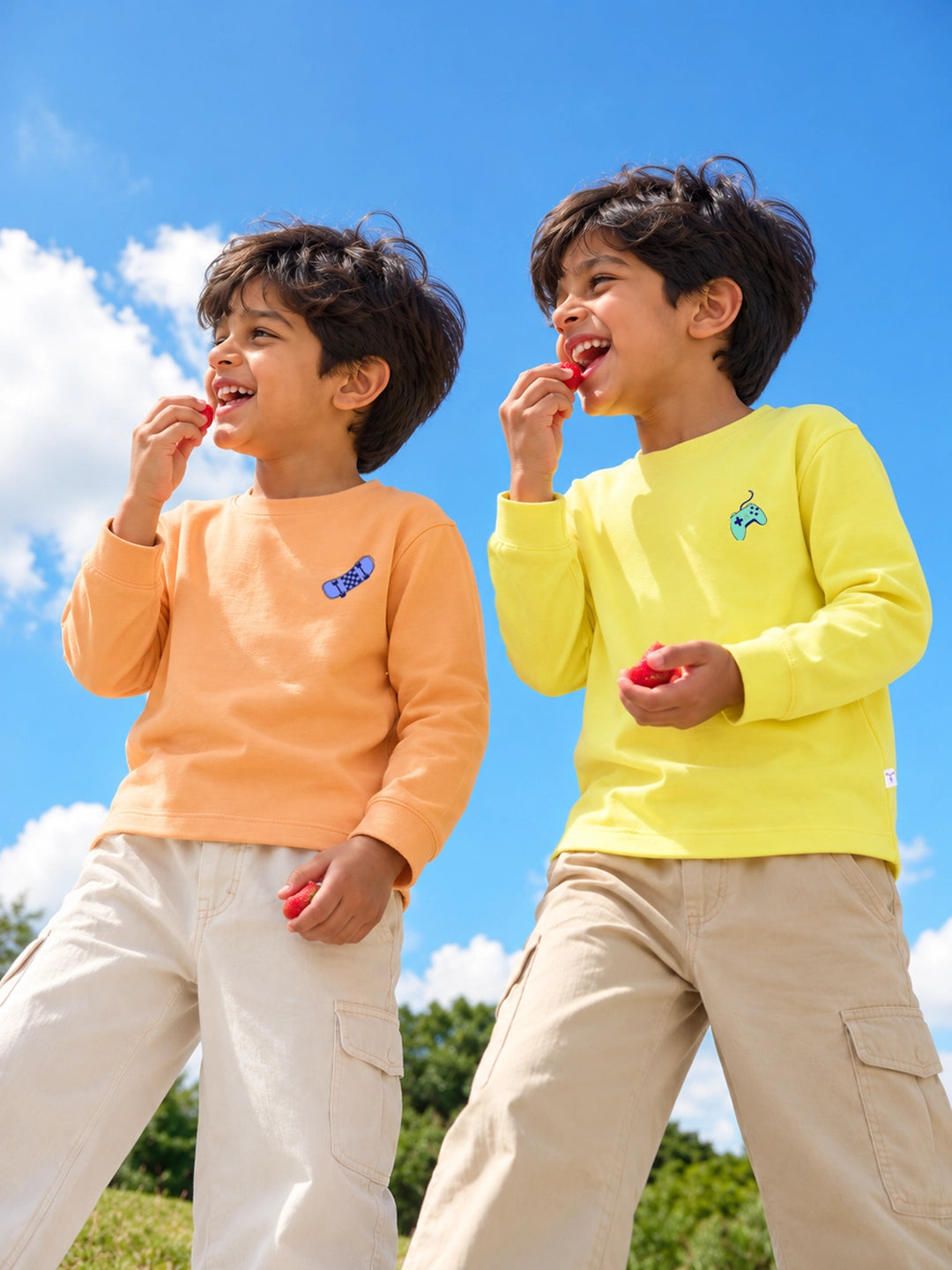 Pack of 2 Full Sleeves Boy's T-Shirts
