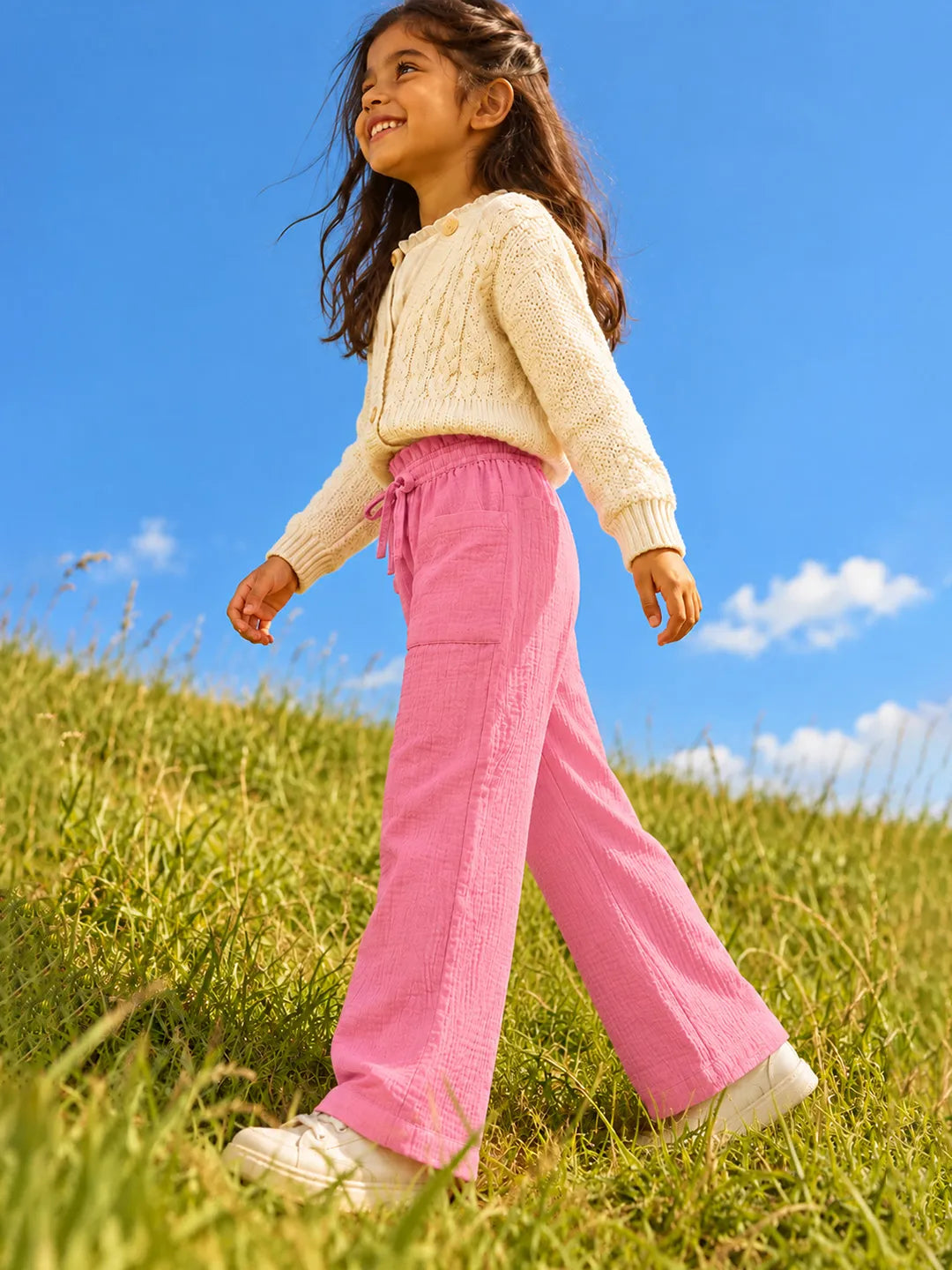 Pink Double Cloth Pajama