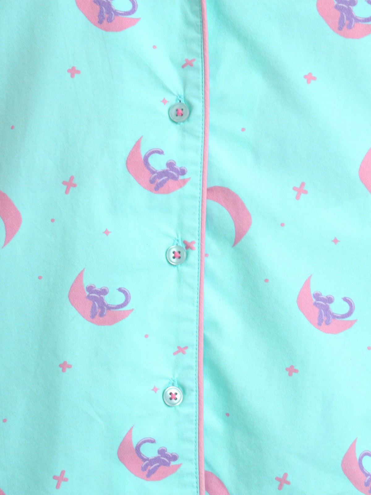 Dreamy Printed Cotton Nightsuit