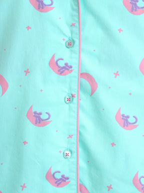 Dreamy Printed Cotton Nightsuit