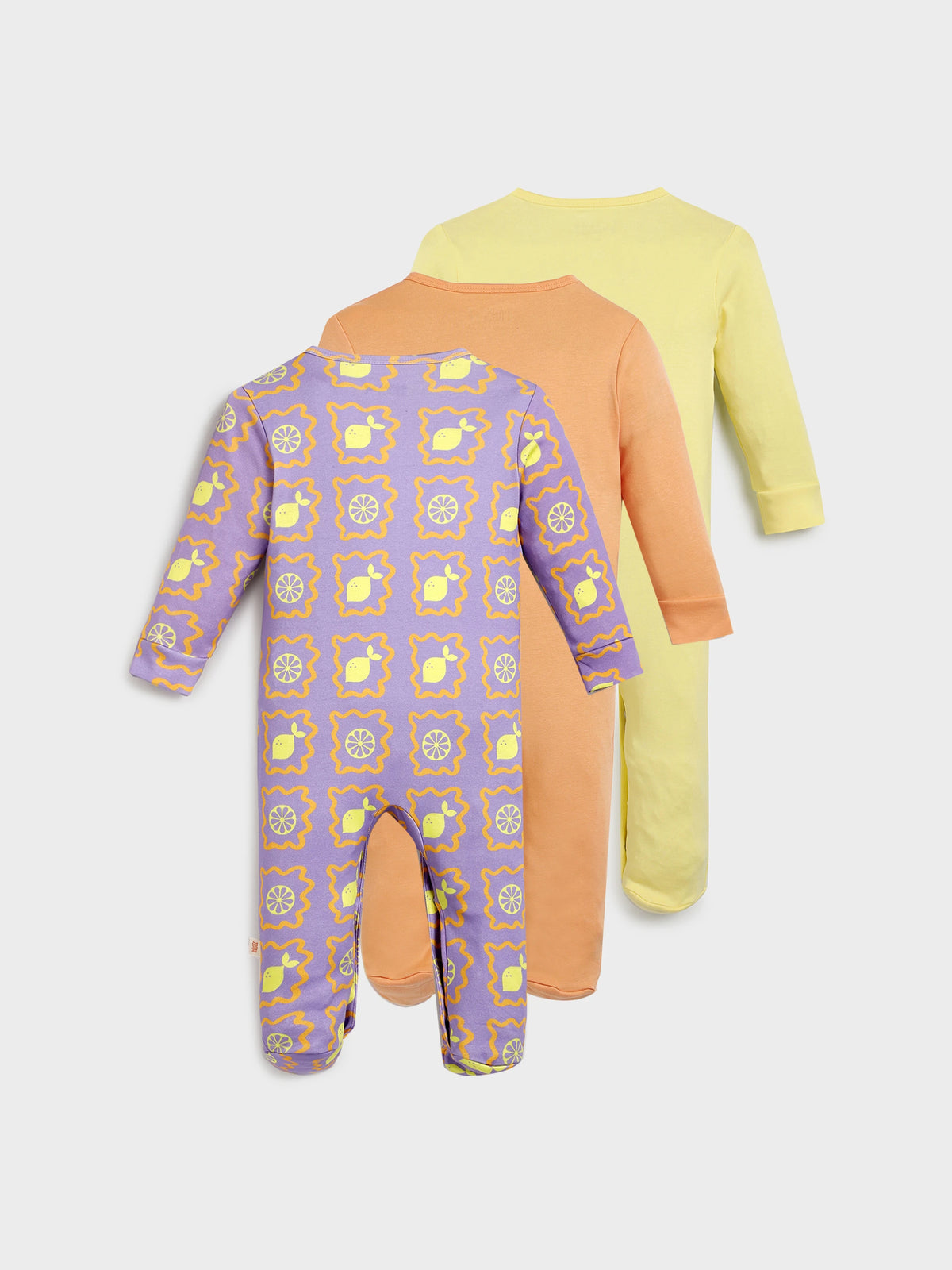 Printed Sleepsuit Pack of Three