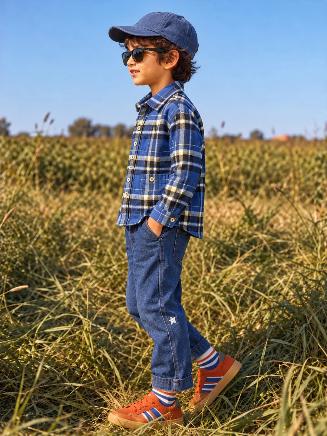 Blue Checkered Shirt