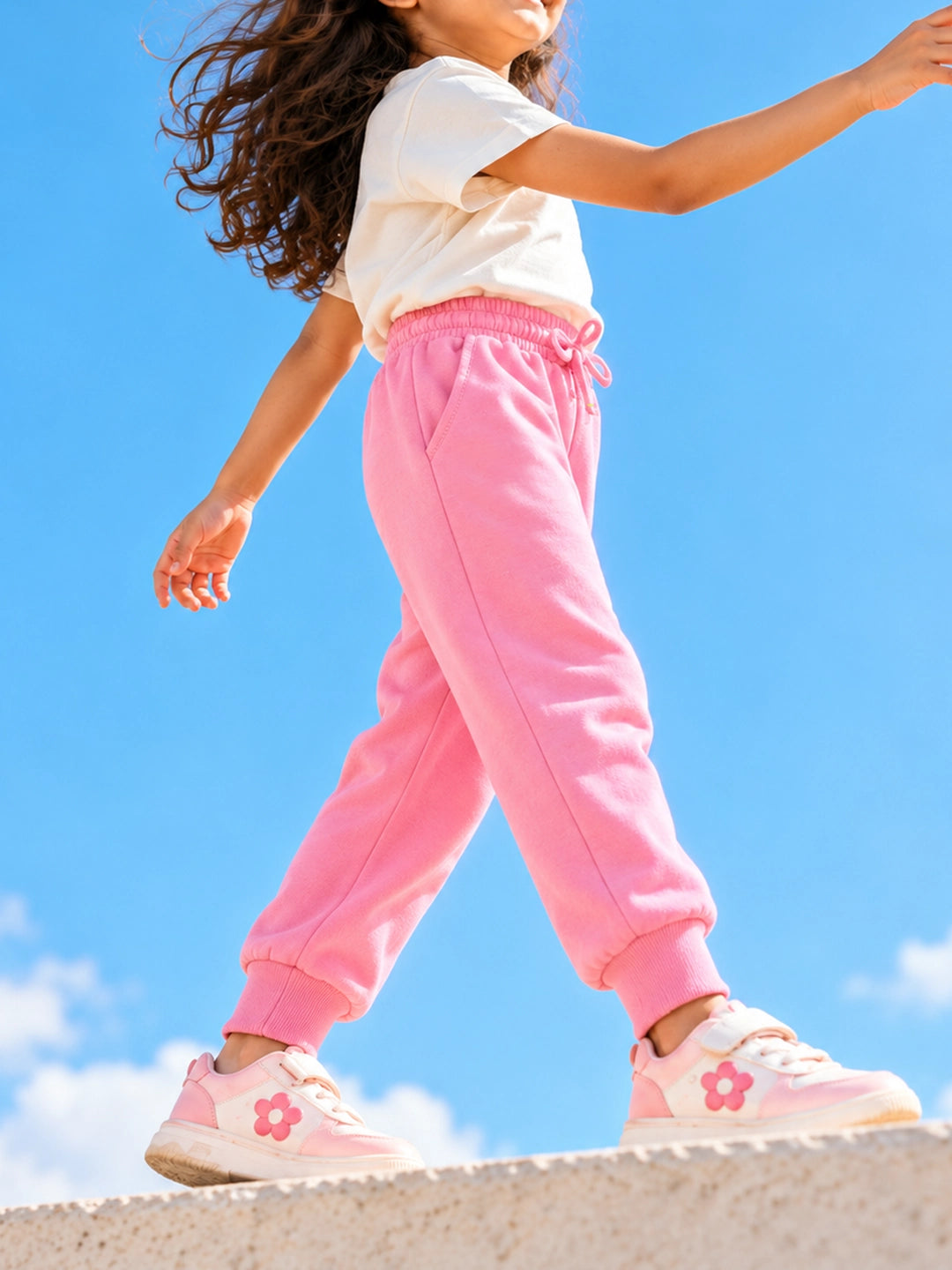 Candy Pink Girl's Joggers
