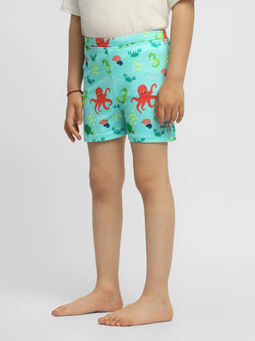 Marine Life Swimming Trunk