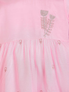 Pink Sharara Set with Dupatta