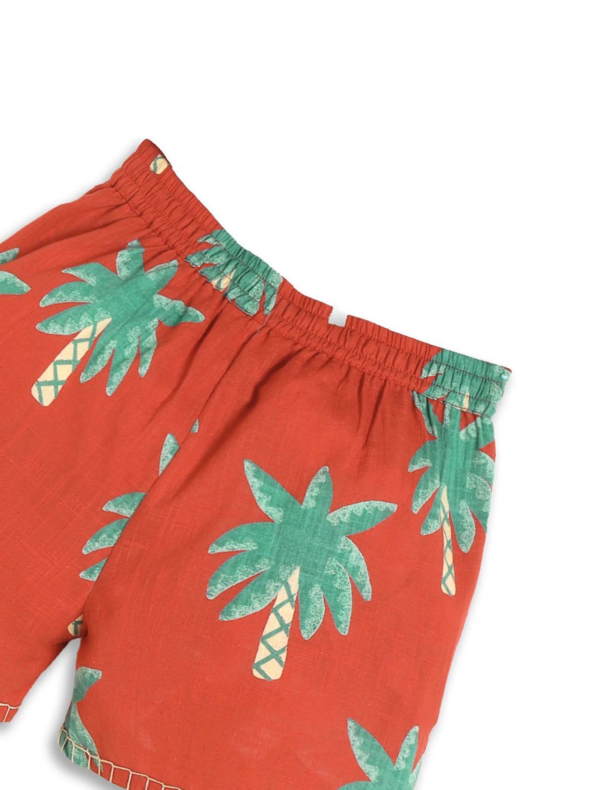 Tropical Palm Crop Shorts