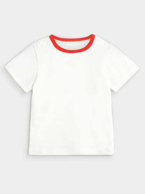 Broccoli Cotton Tee & Dungaree Set