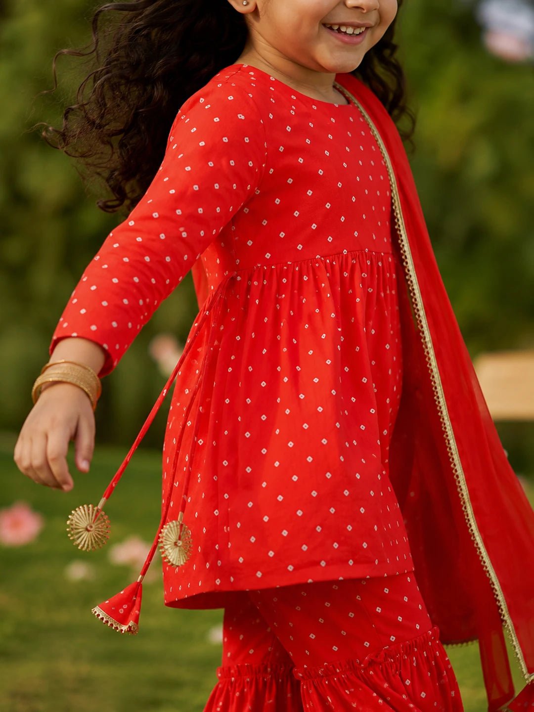 3 Piece Kurta Sharara Set