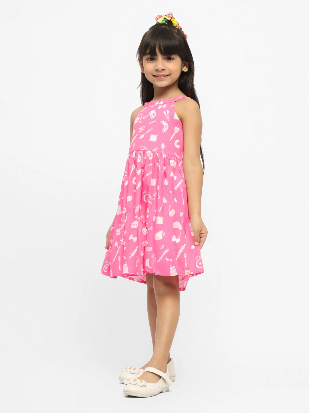 Baking Tool Cotton A-Line Dress