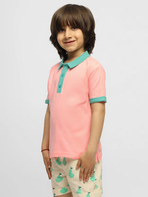 Strawberry Sundae Polo Cotton Tee