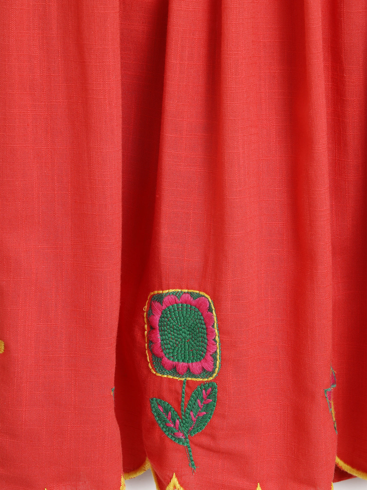 Embroidered Cotton Dress