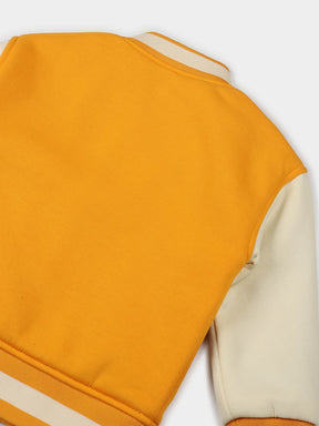 Ready Set Go Embroidered Varsity Jacket