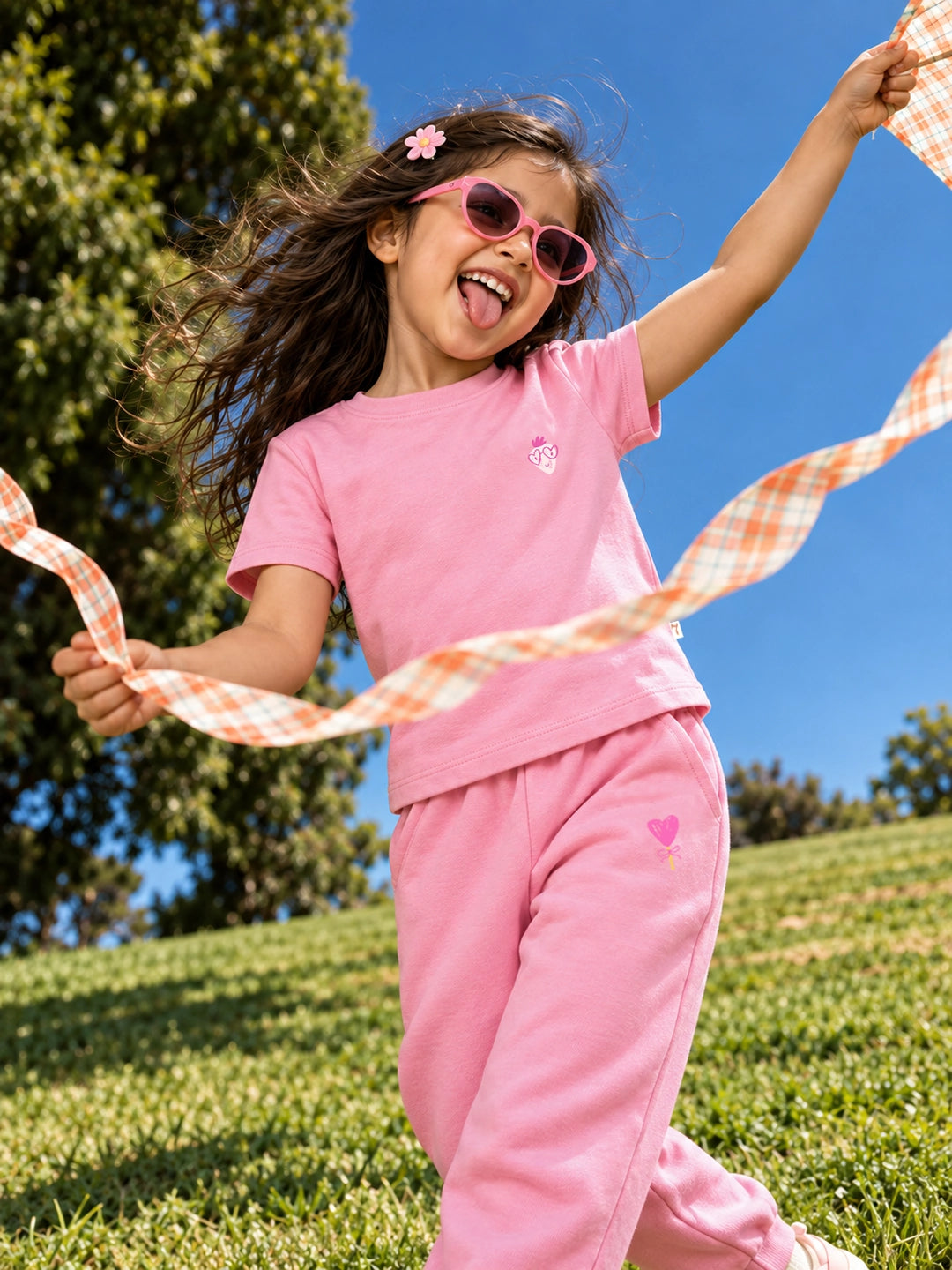 Candy Pink T-Shirt & Jogger Set