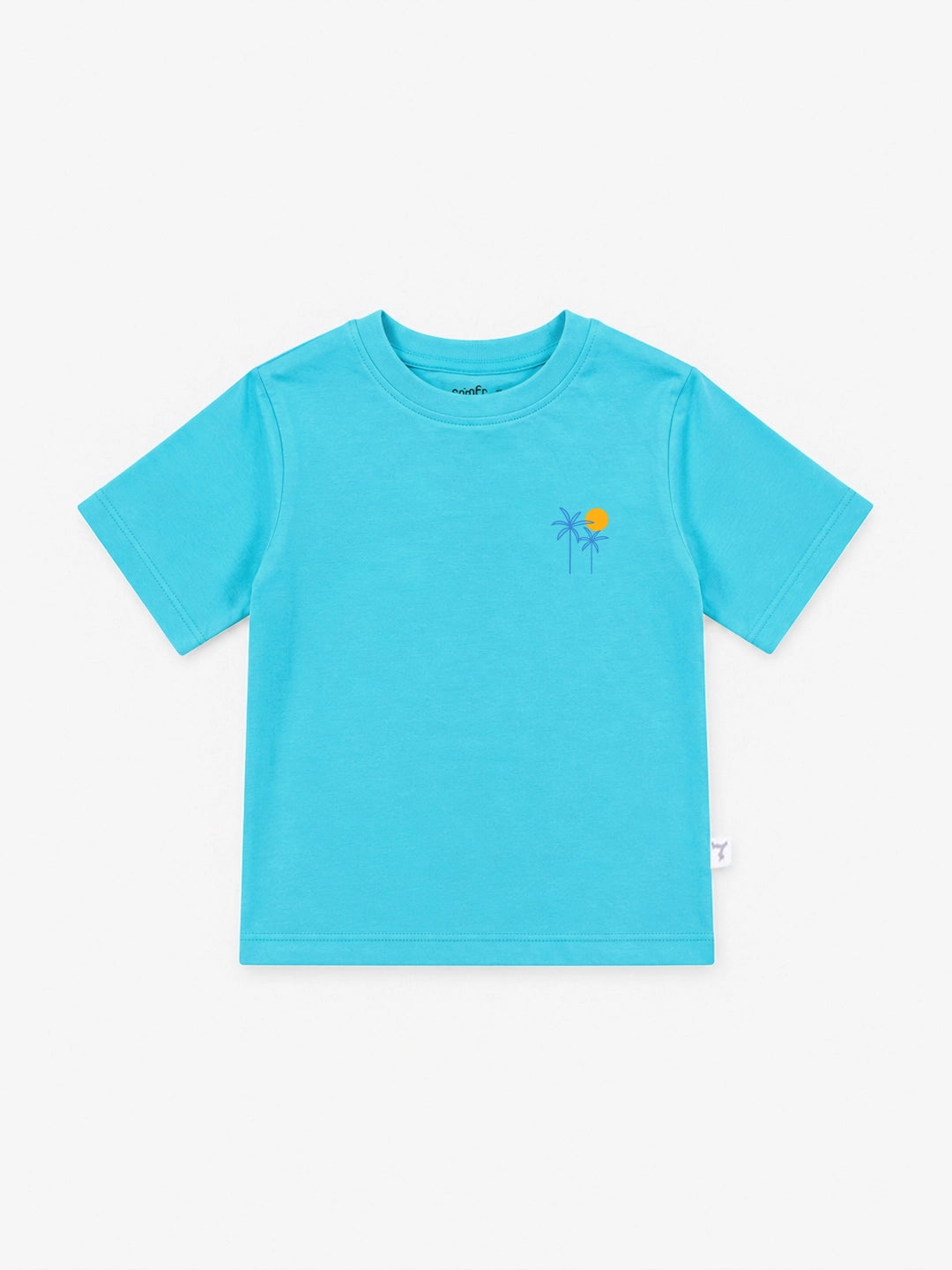 Aqua Blue Boy's T-Shirt