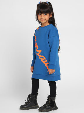 Blue Somersault Sweatshirt Dress
