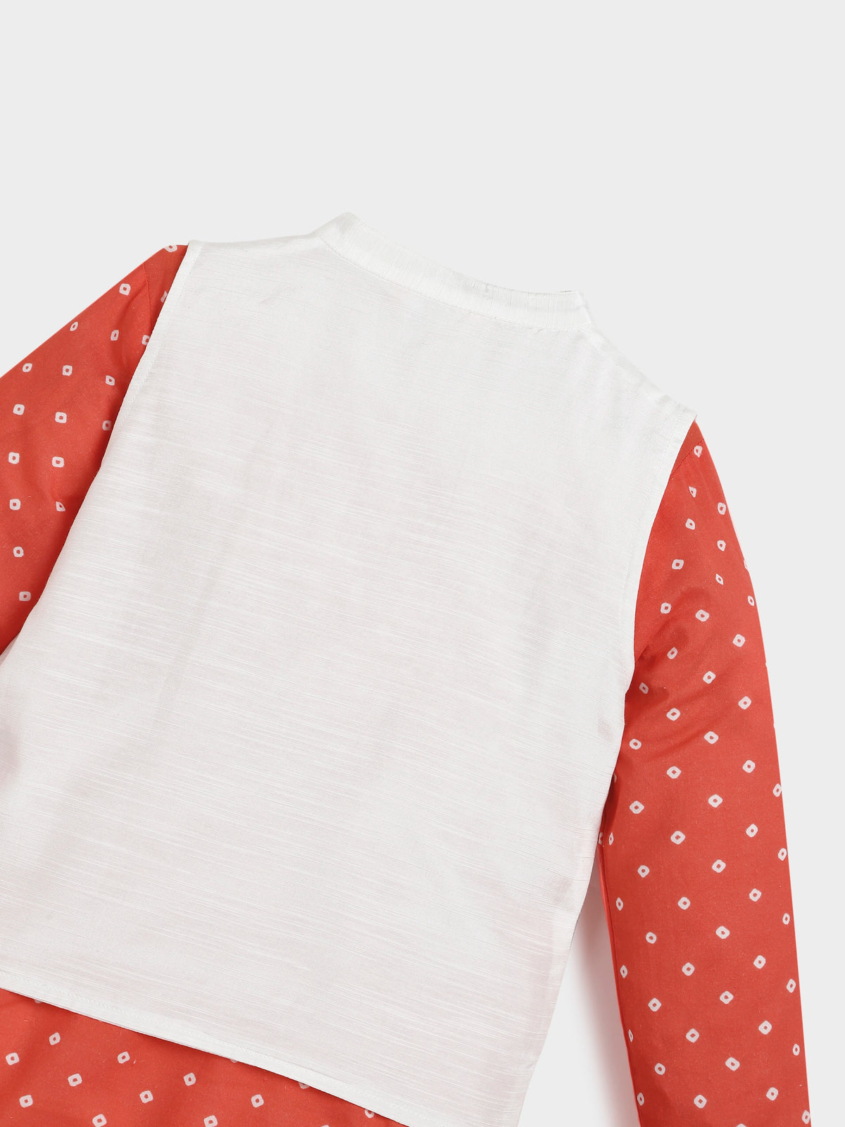 Bandhani Kurta and Jacket Set