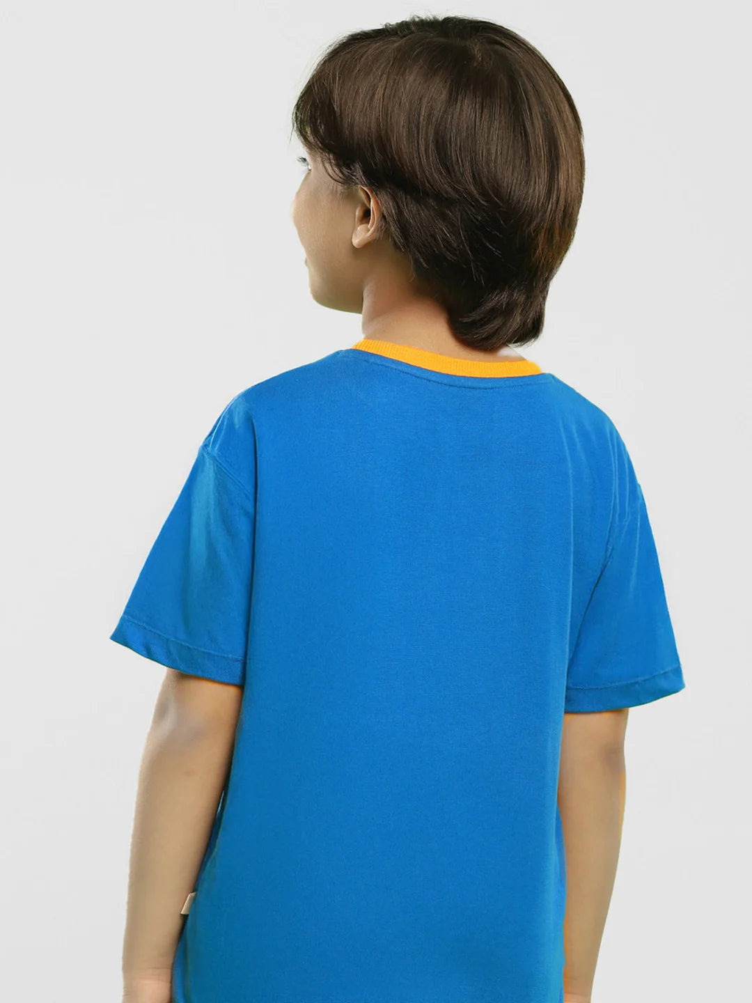 Blue Graphic T-Shirt & Denim Set