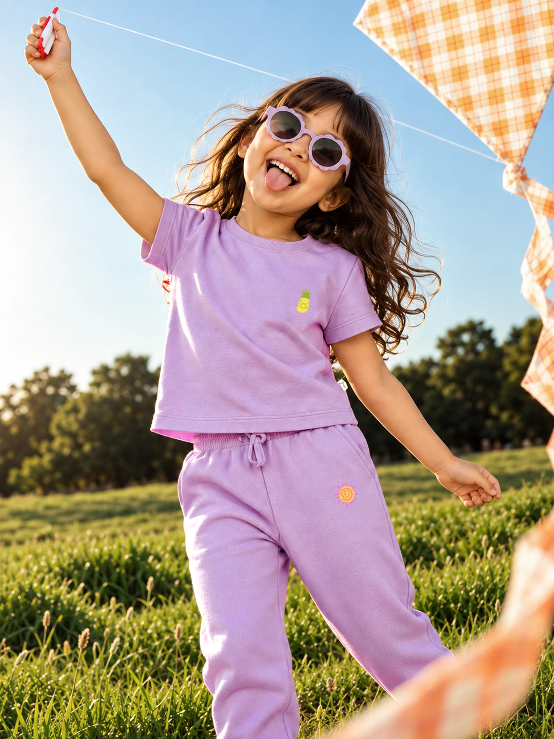 Lilac Pop T-Shirt & Jogger Set