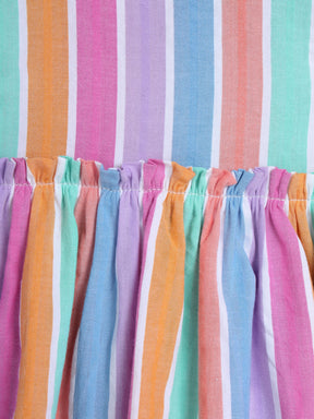 Rainbow A-line Dress