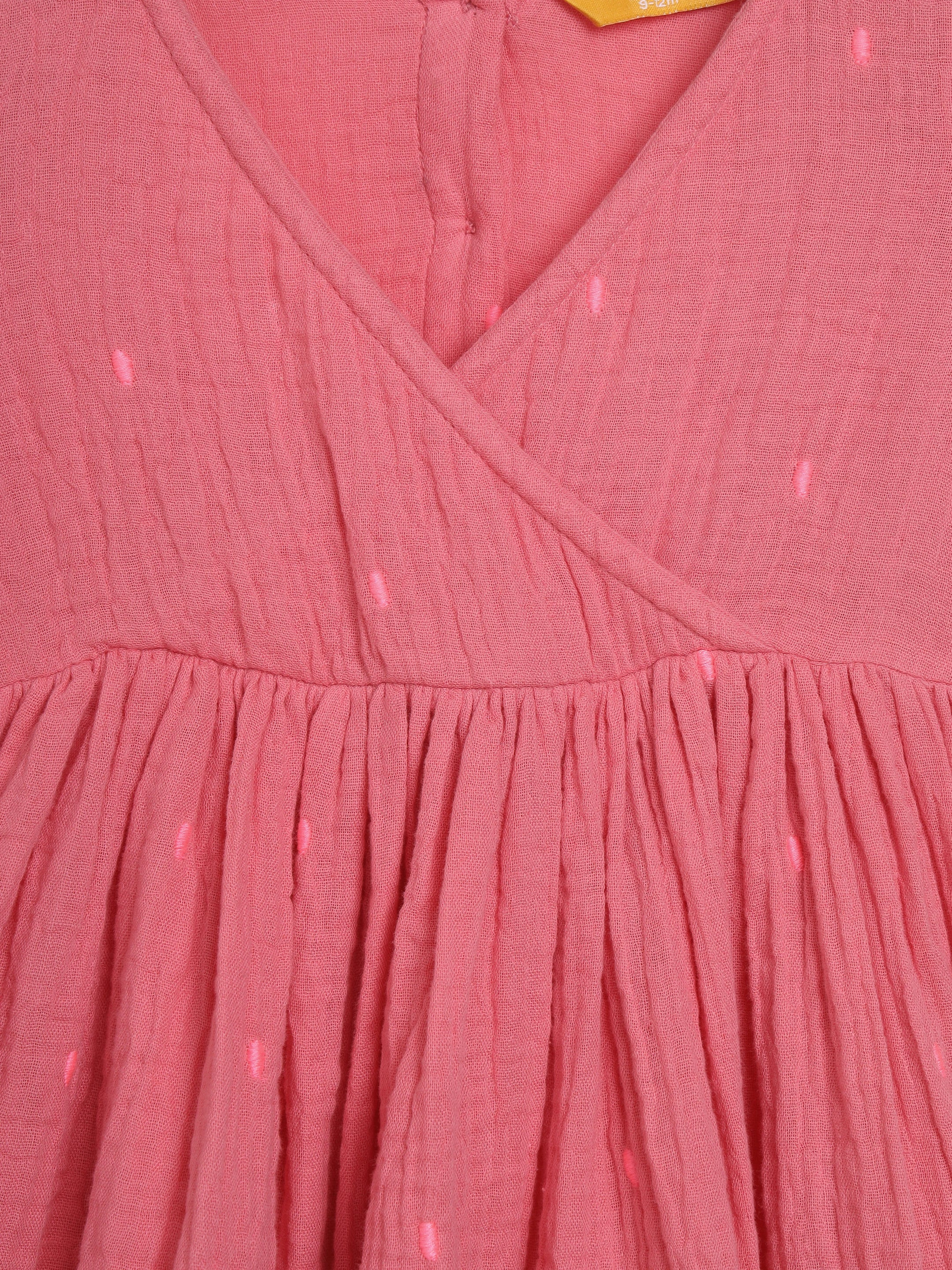 Pink Muslin Dress