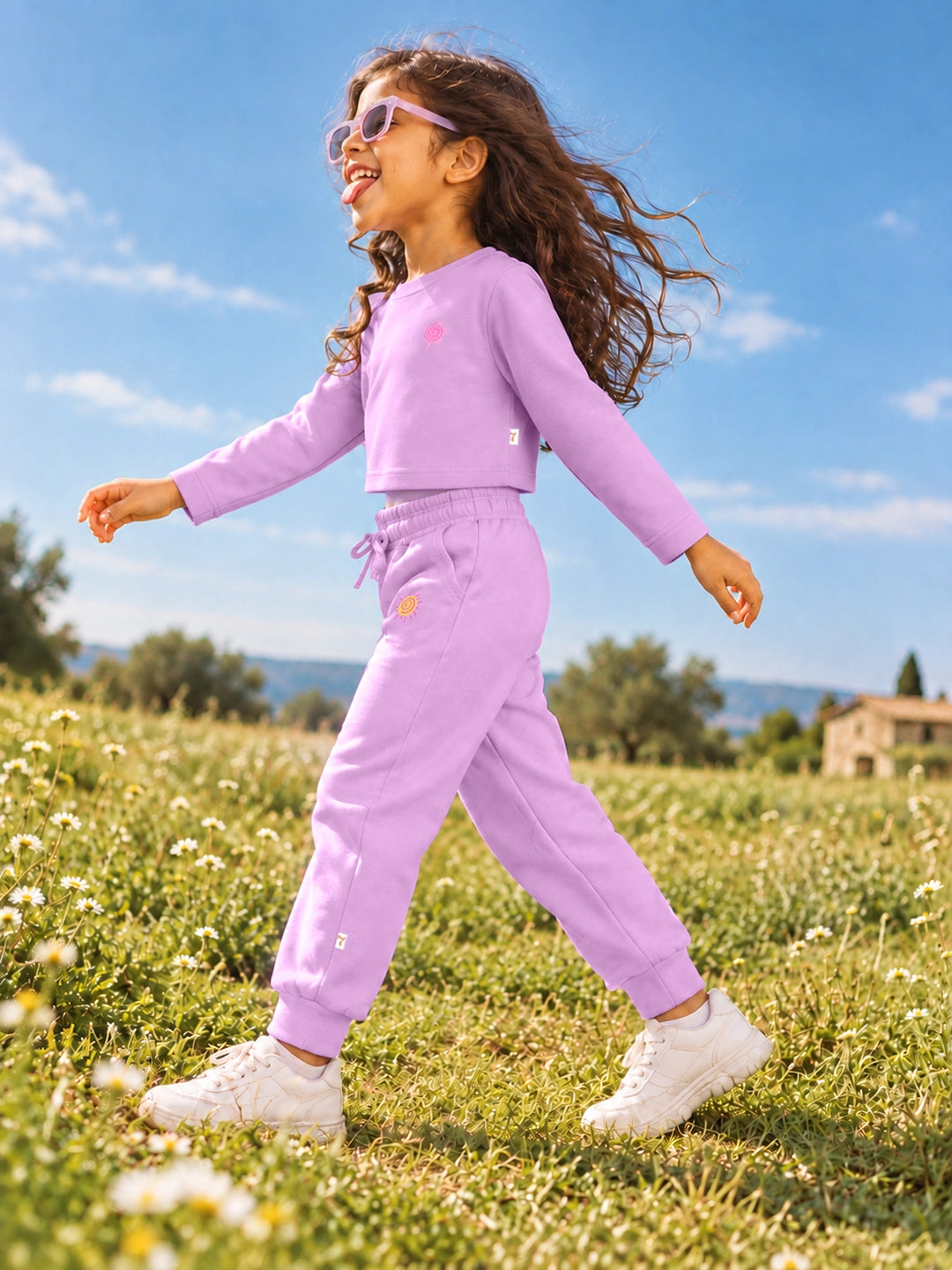 Lilac Pop T-Shirt & Jogger Set