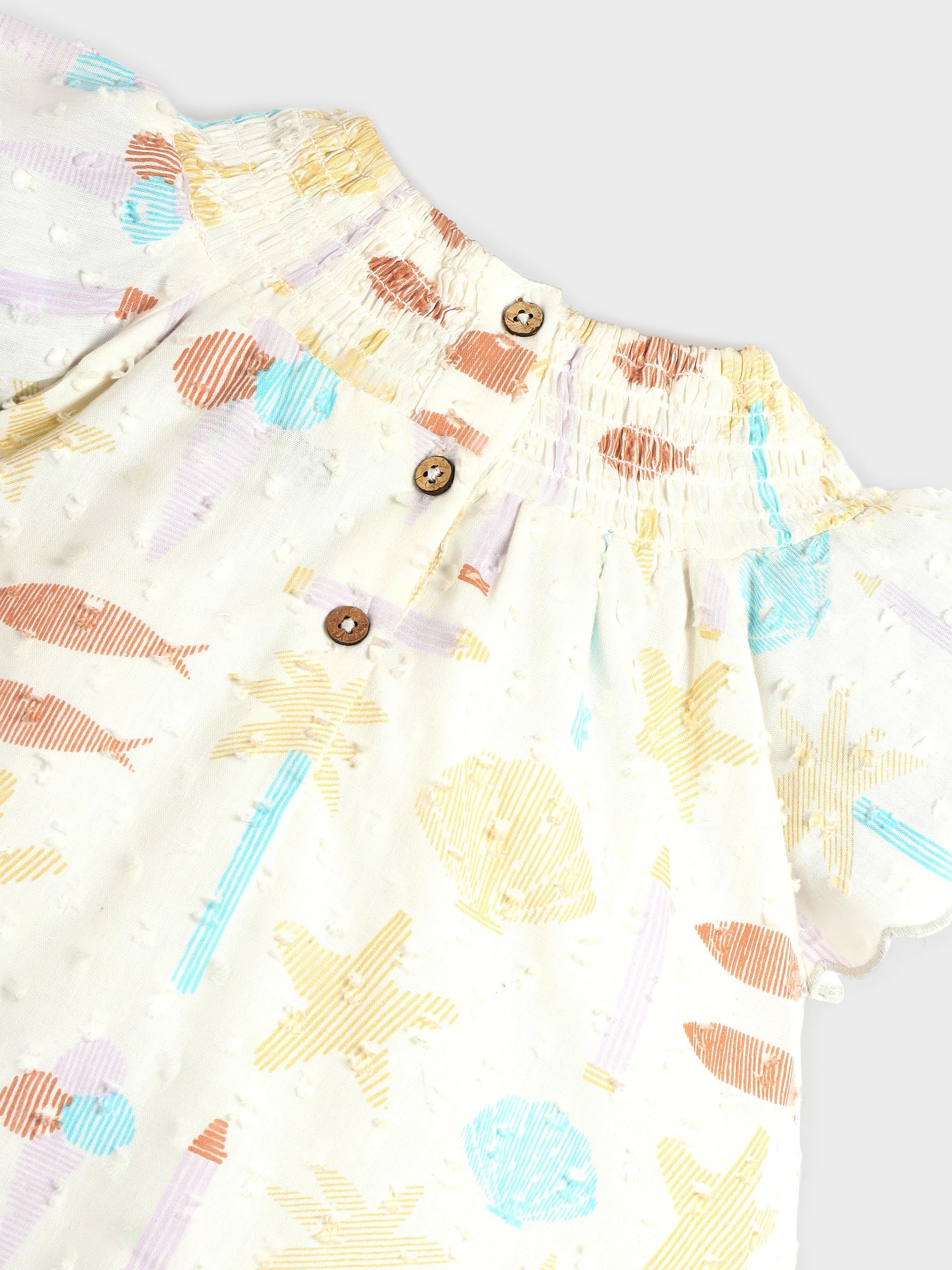 Playful Pastels Ruffle Baby Girl Dress