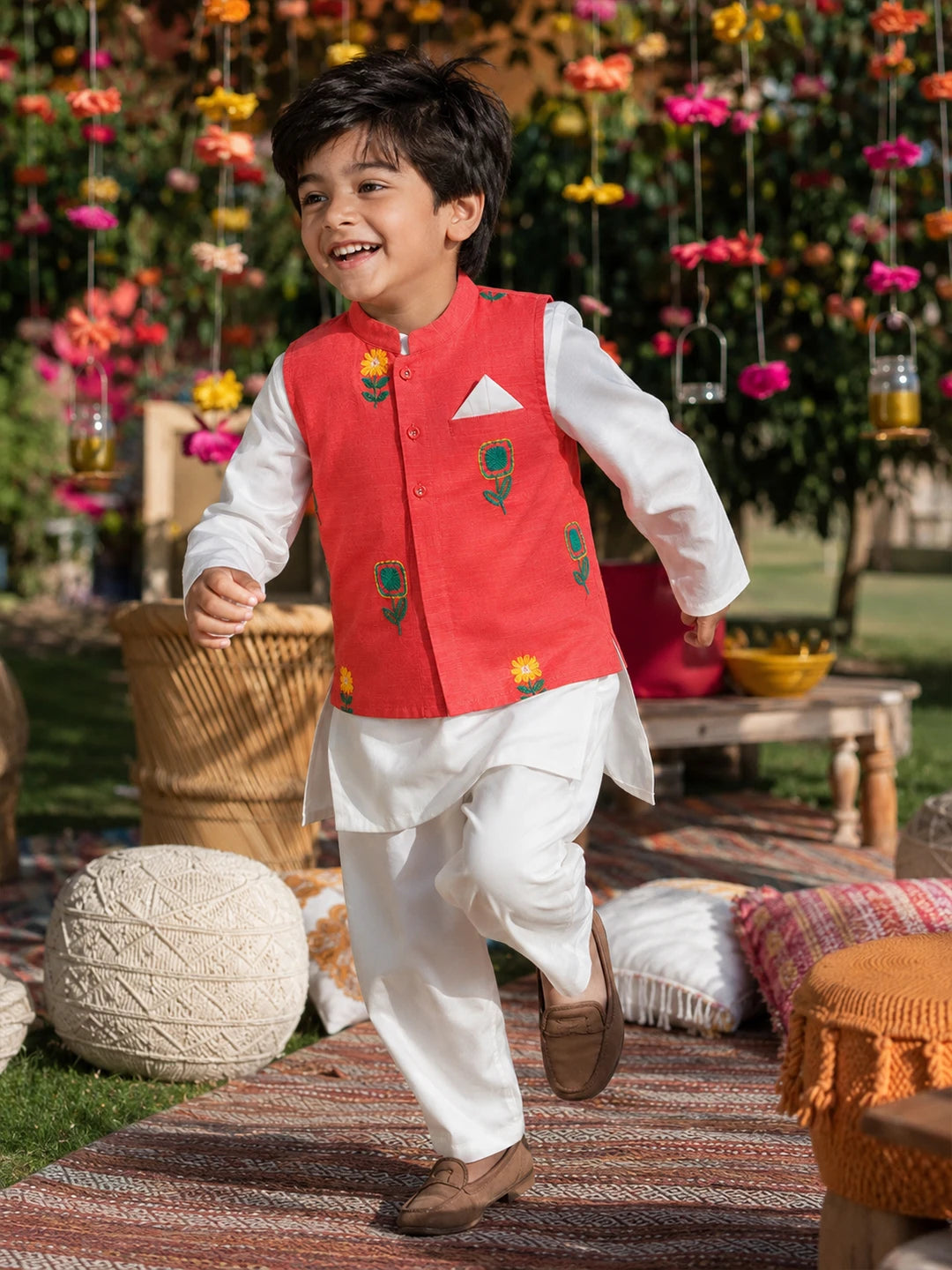 Kurta Pajama Jacket Set