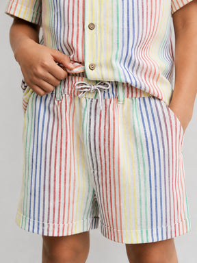 Fruity Stripe Shirt & Short Set