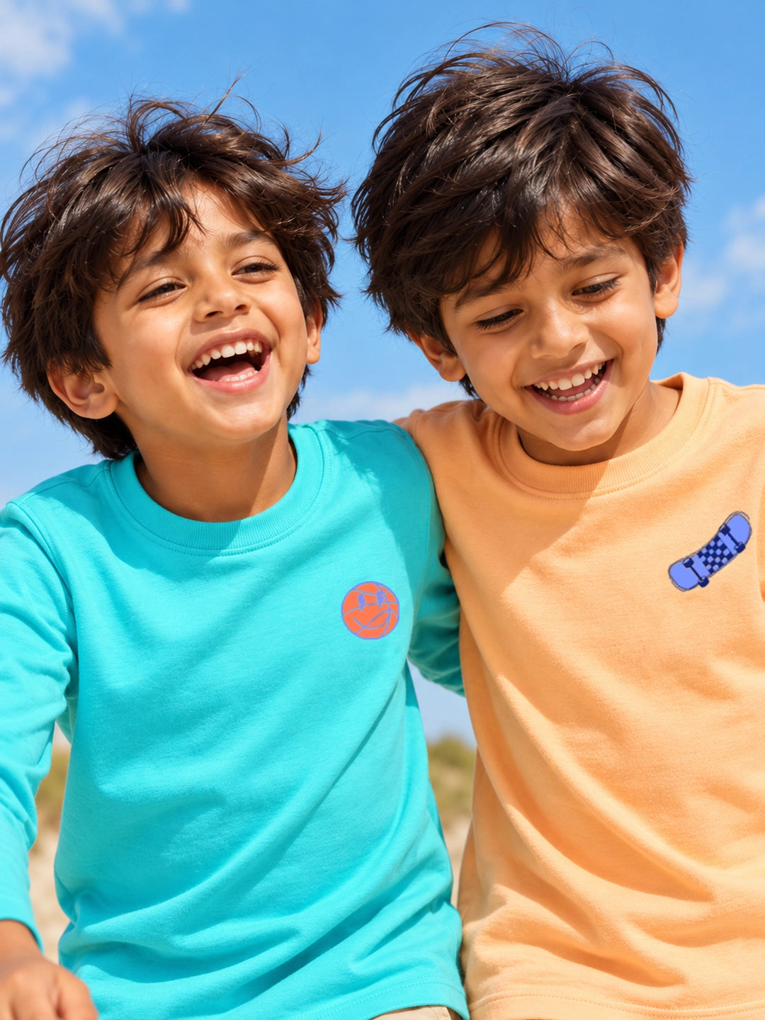 Pack of 2 Full Sleeves Boy's T-Shirts